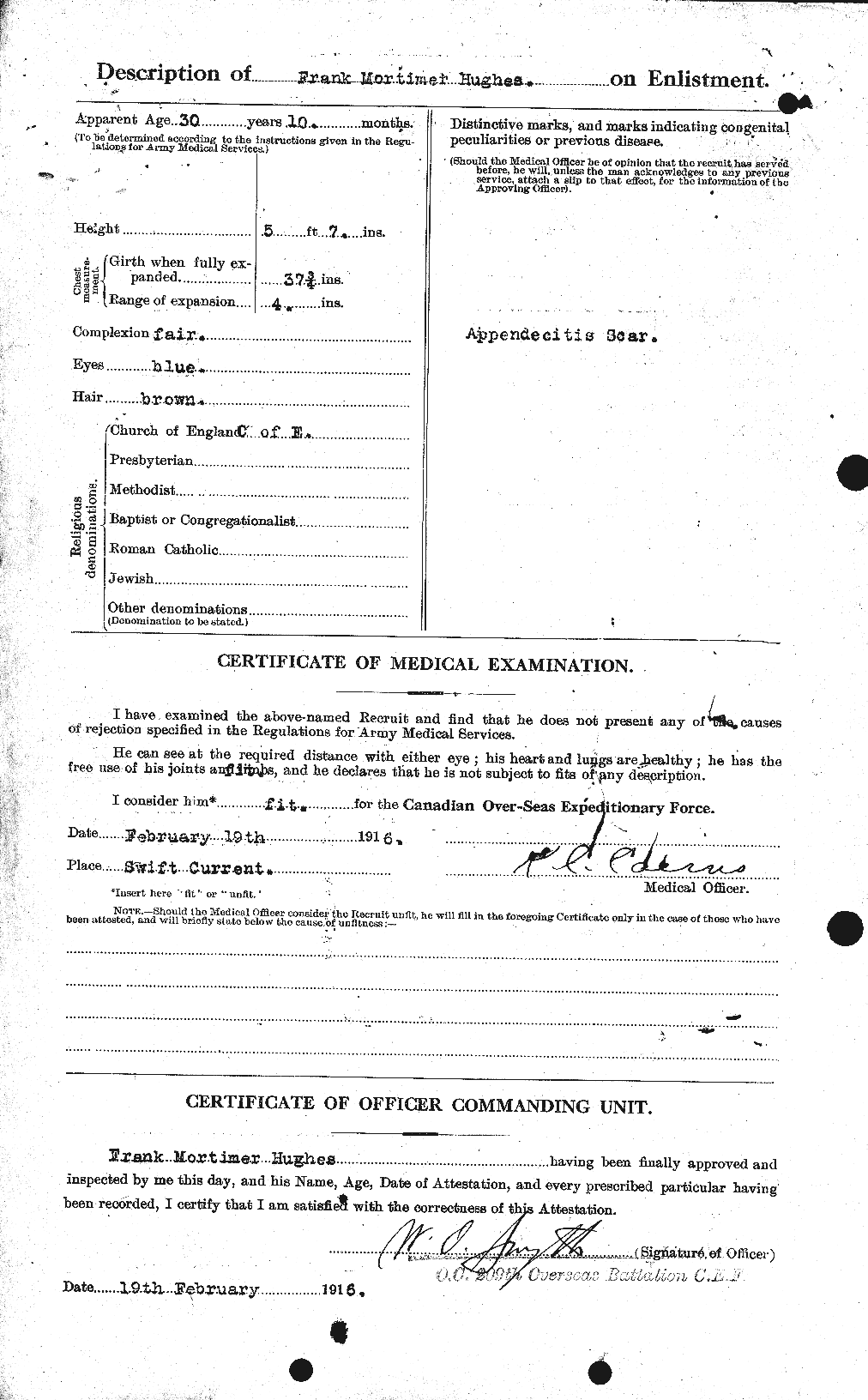 Personnel Records of the First World War - CEF 403780b