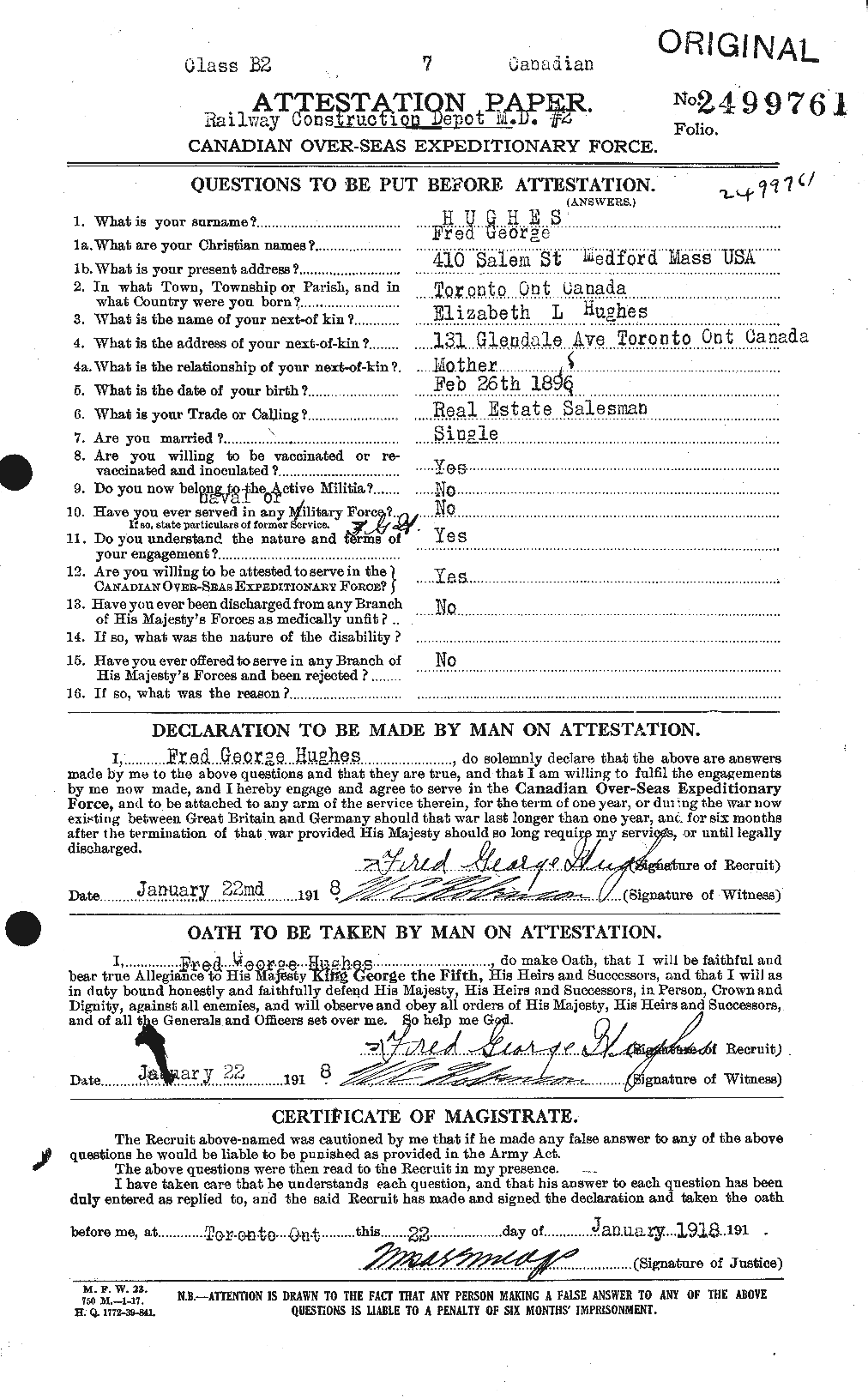 Personnel Records of the First World War - CEF 403786a