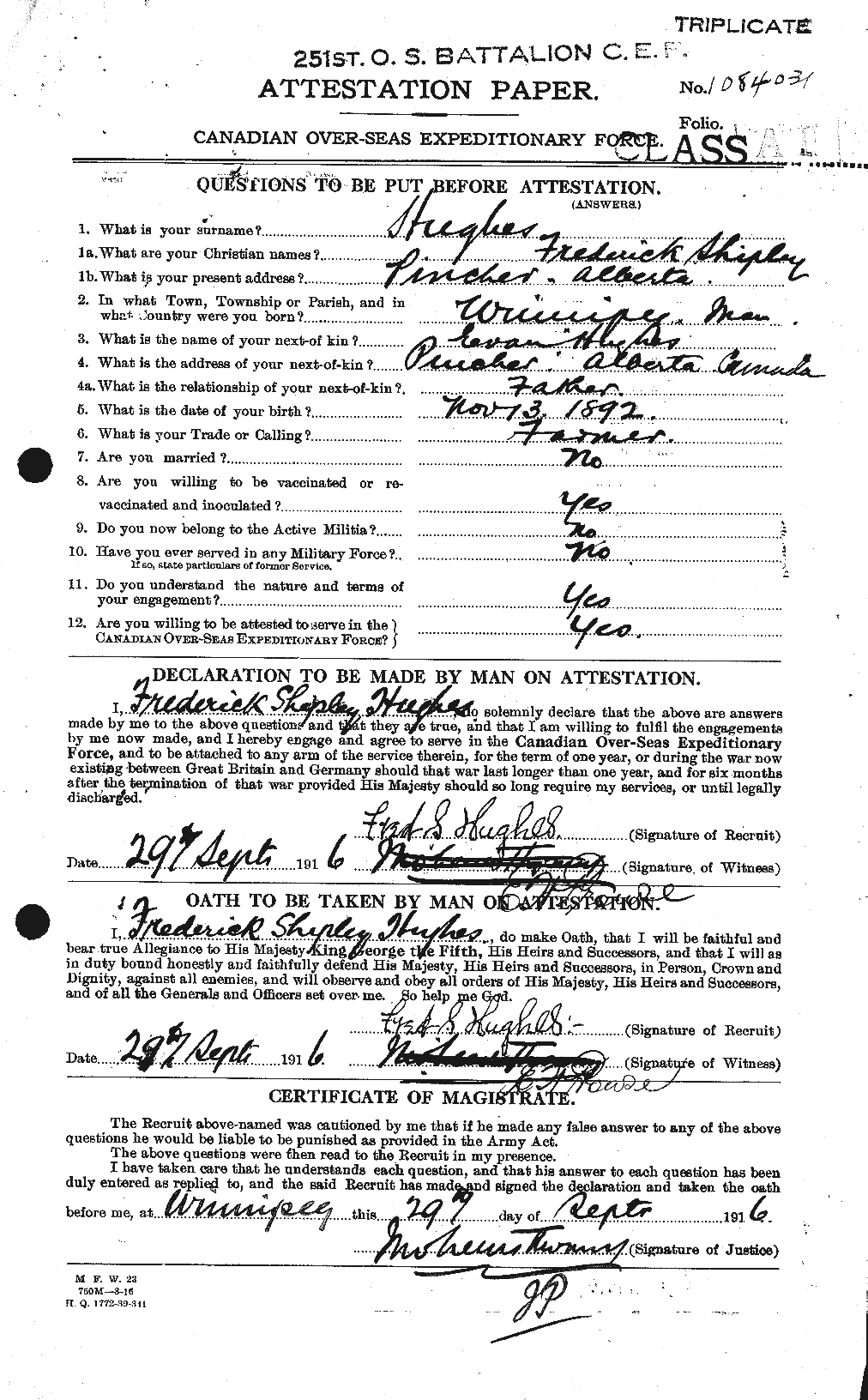 Personnel Records of the First World War - CEF 403803a