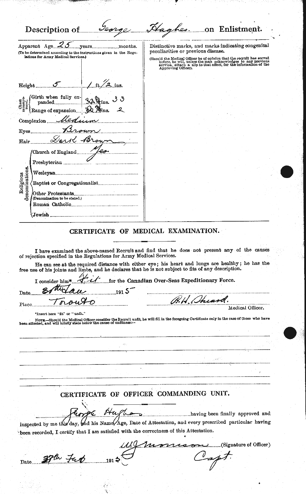Personnel Records of the First World War - CEF 403816b