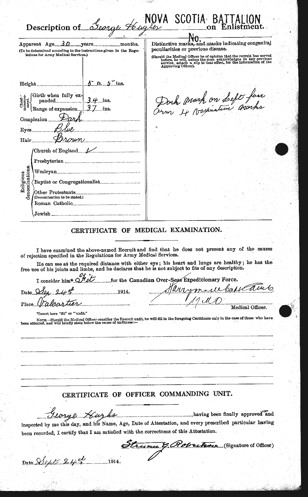 Personnel Records of the First World War - CEF 403819b