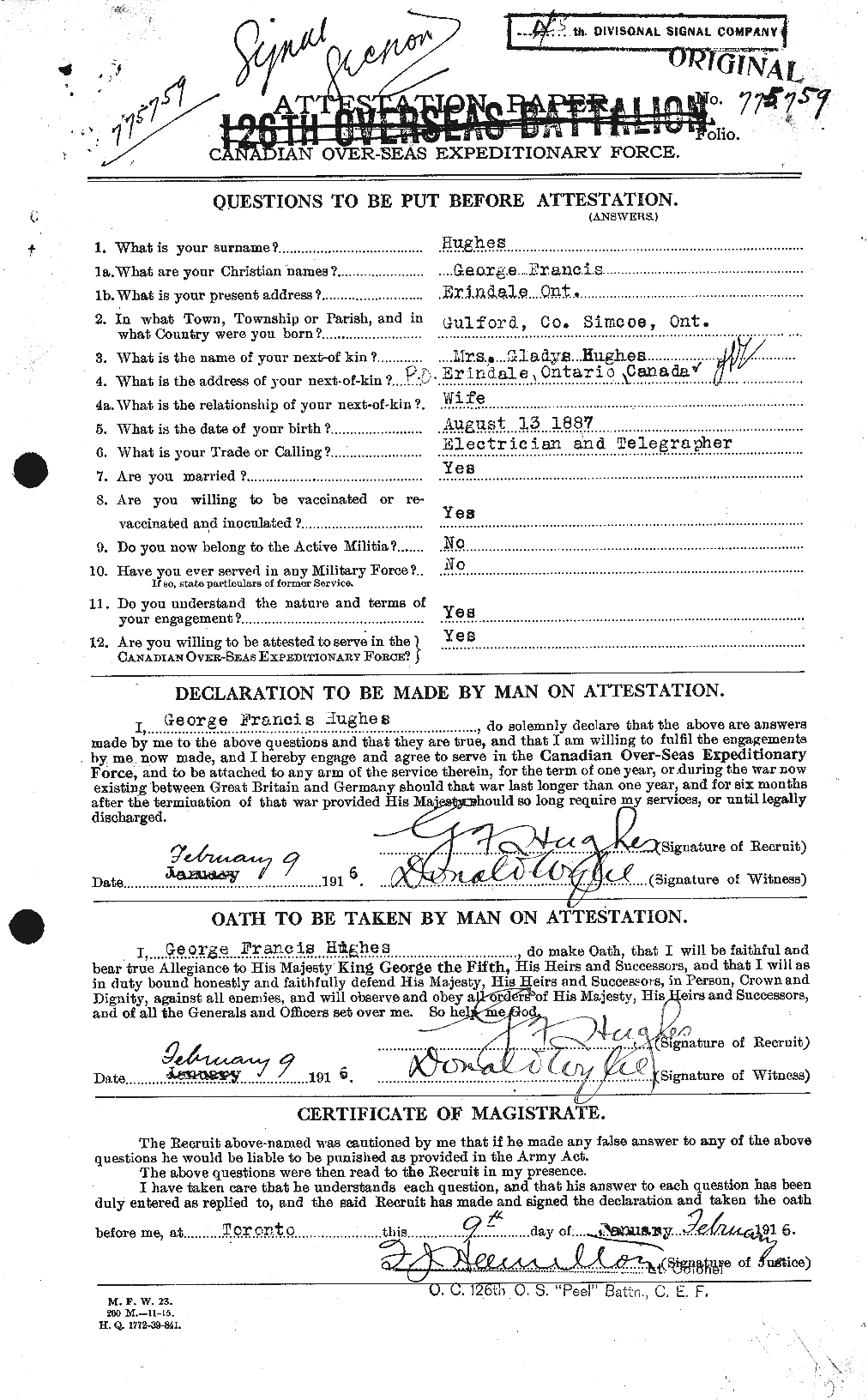 Personnel Records of the First World War - CEF 403828a