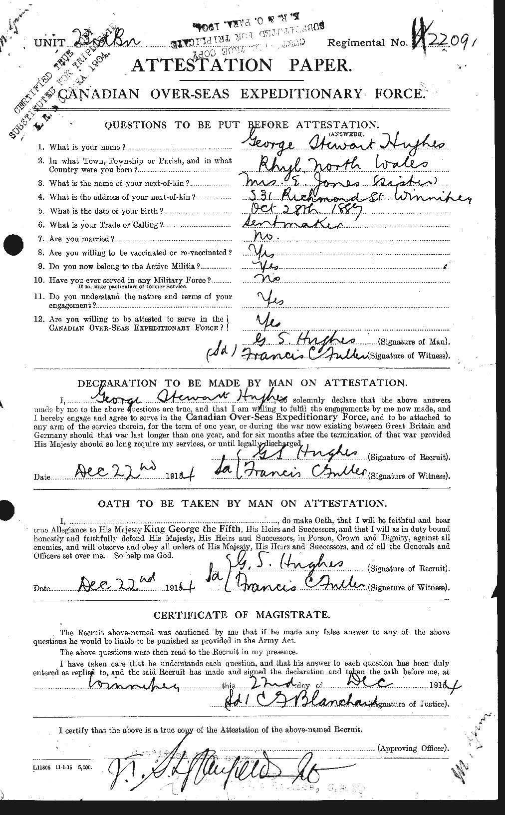 Personnel Records of the First World War - CEF 403836a