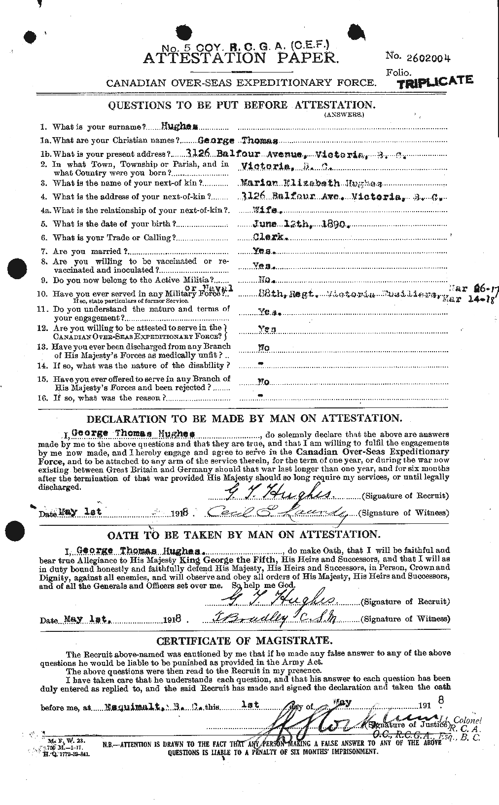 Personnel Records of the First World War - CEF 403837a