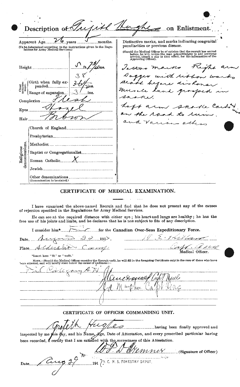 Personnel Records of the First World War - CEF 403851b
