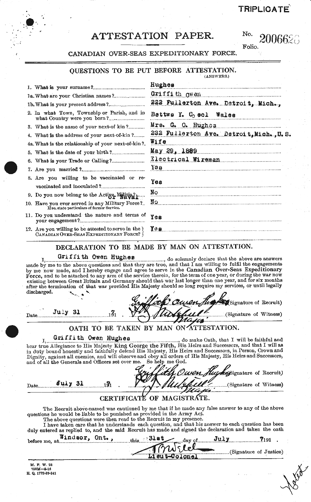 Personnel Records of the First World War - CEF 403853a