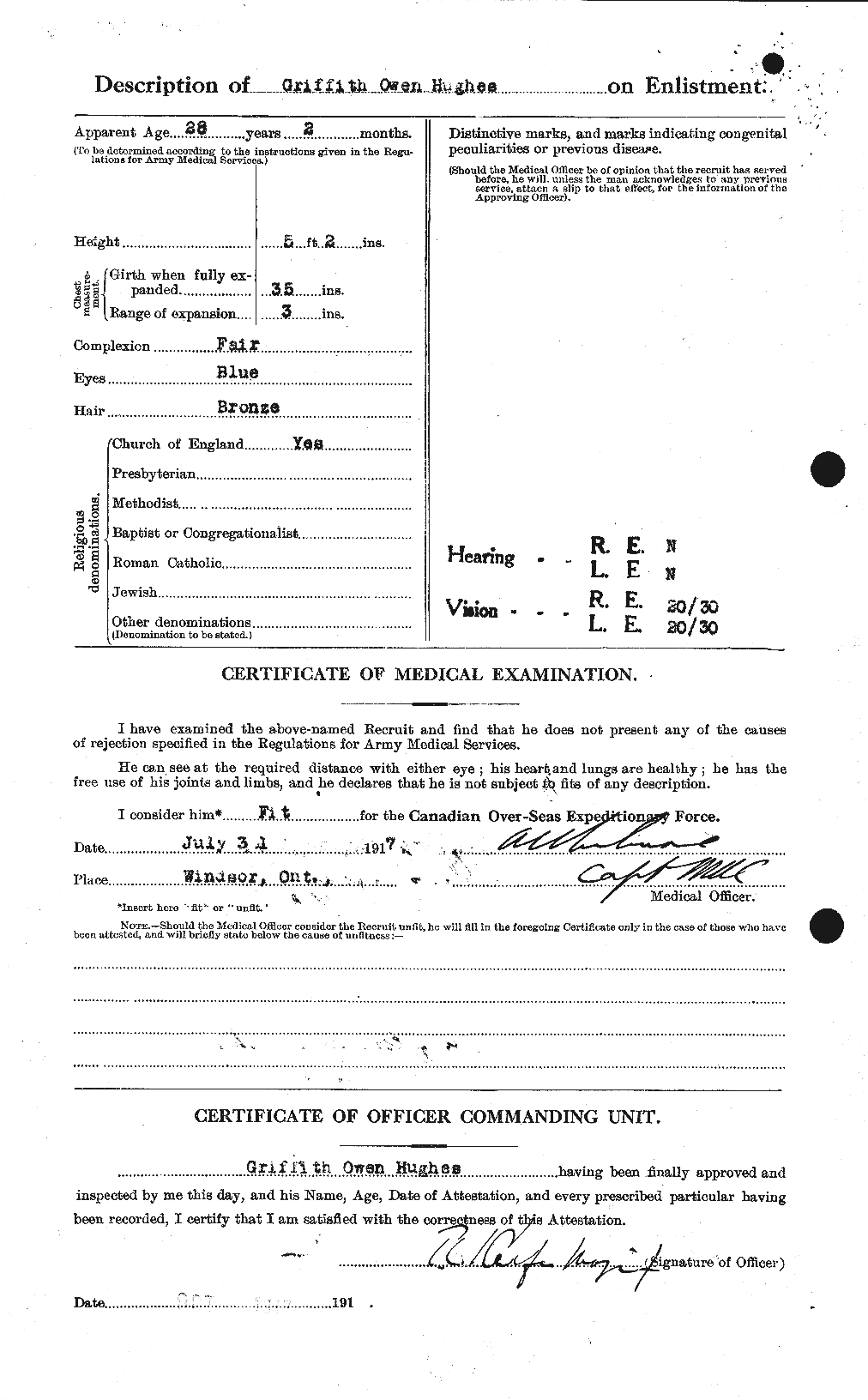 Personnel Records of the First World War - CEF 403853b