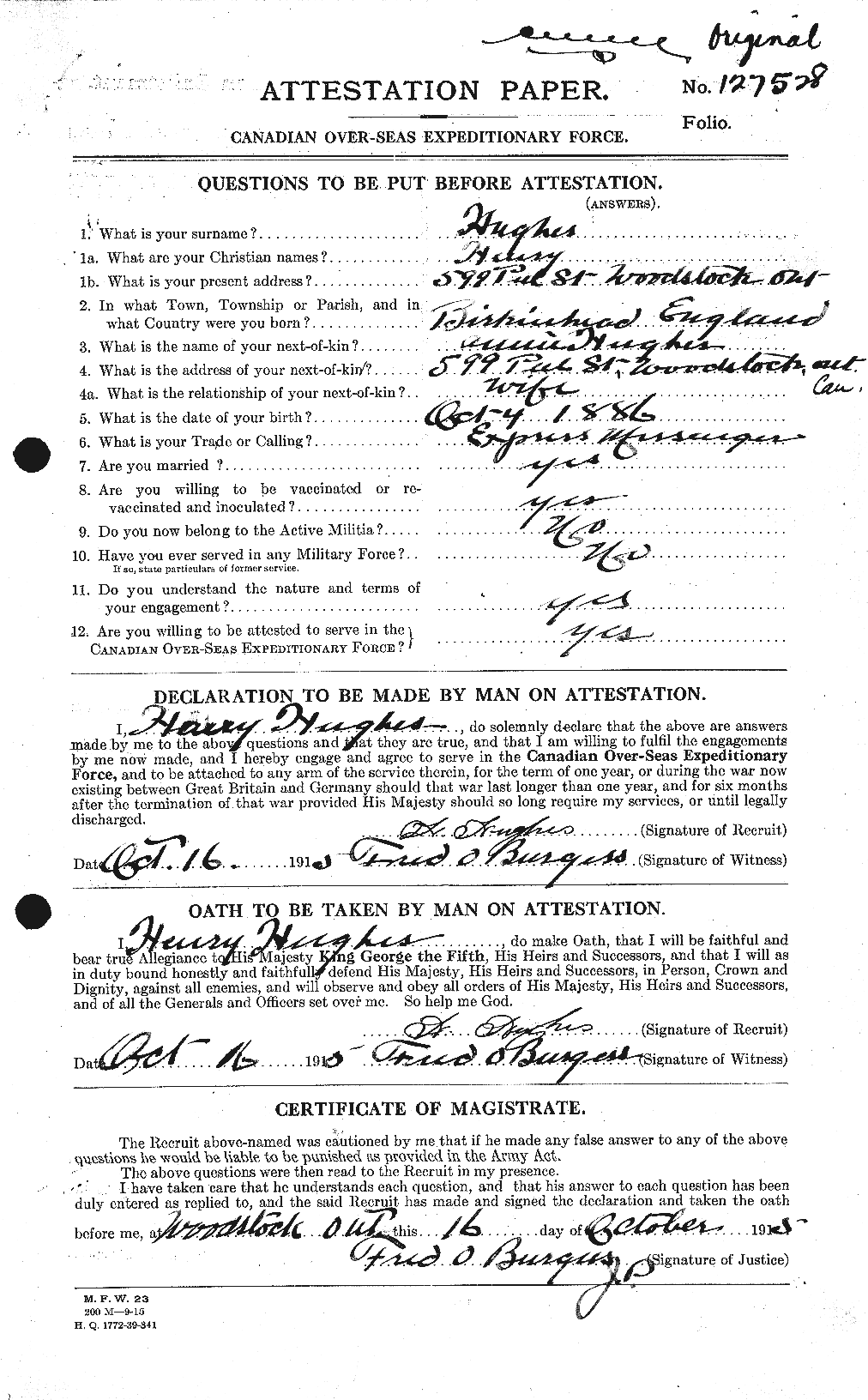 Personnel Records of the First World War - CEF 403862a