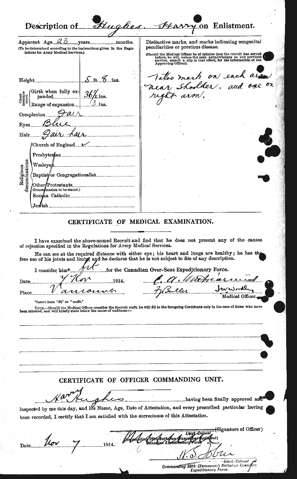 Personnel Records of the First World War - CEF 403864b