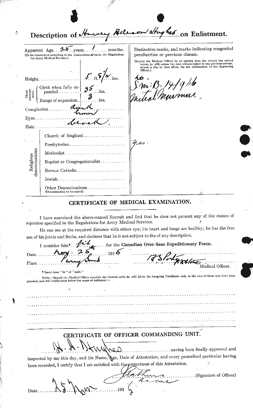 Personnel Records of the First World War - CEF 403878b