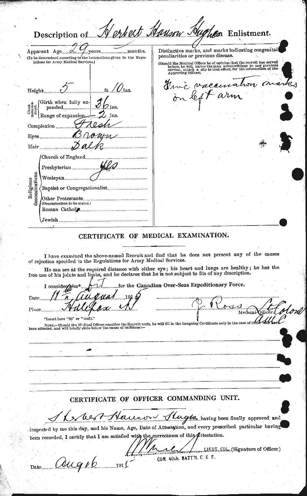 Personnel Records of the First World War - CEF 403898b
