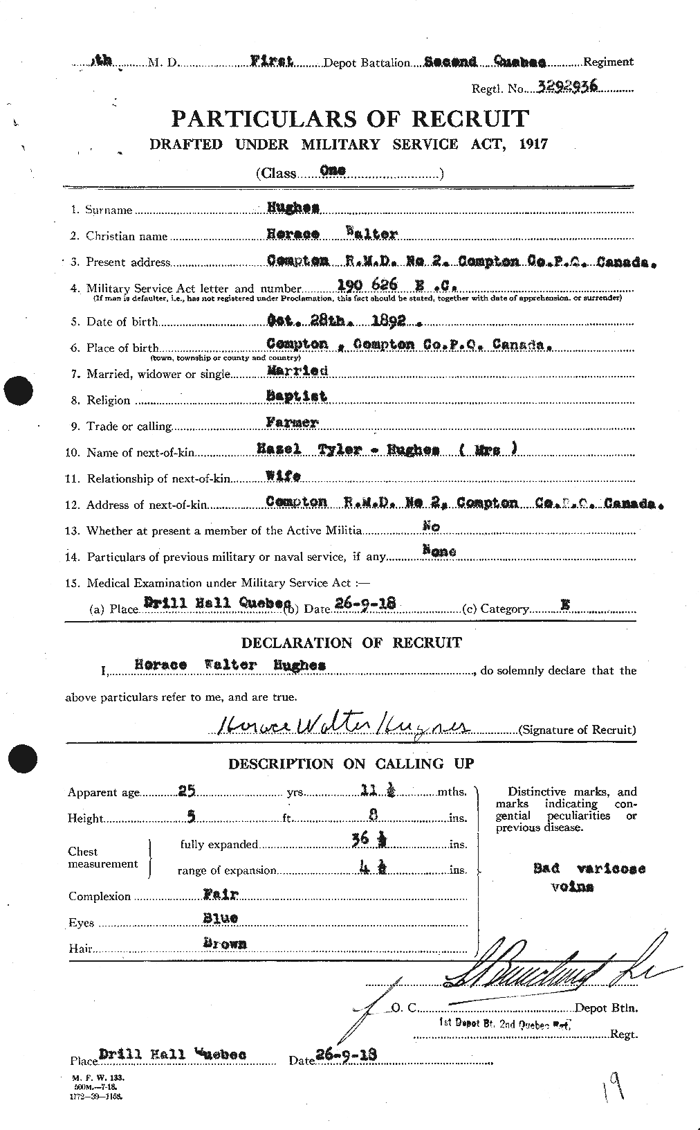 Personnel Records of the First World War - CEF 403910a