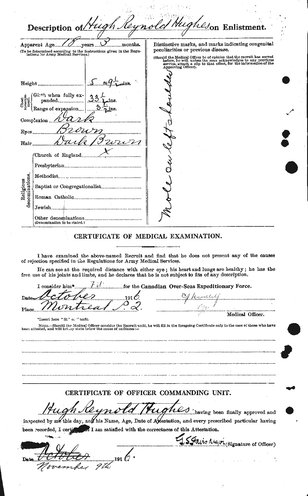 Personnel Records of the First World War - CEF 403926b