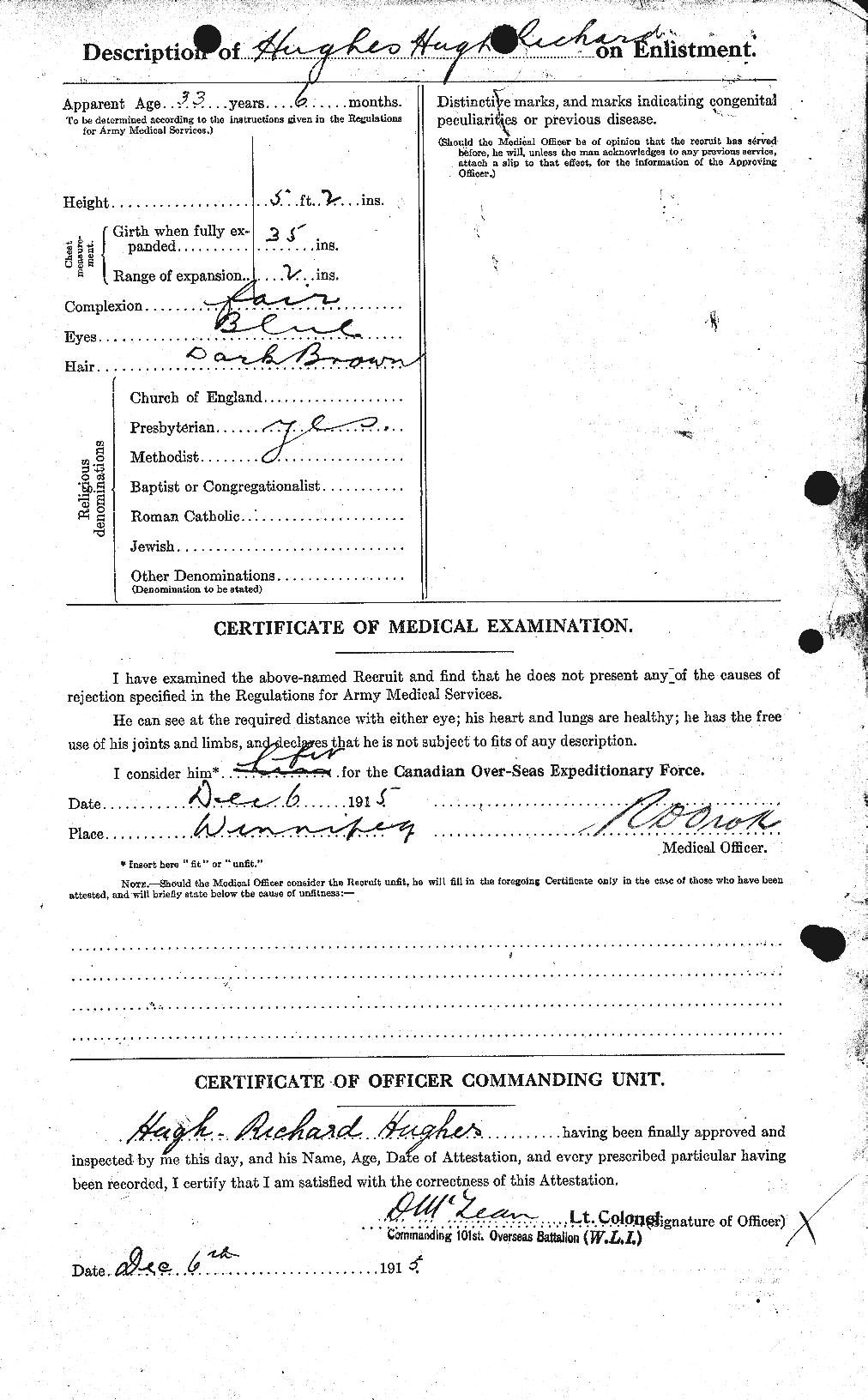 Personnel Records of the First World War - CEF 403927b