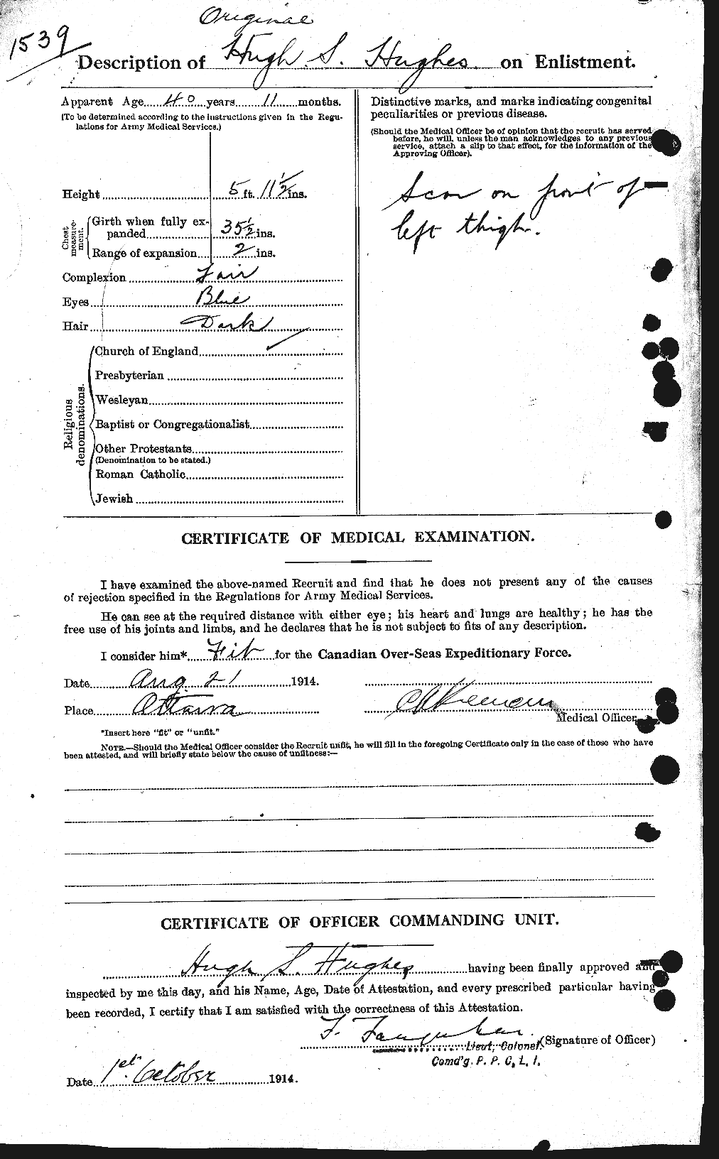 Personnel Records of the First World War - CEF 403928b