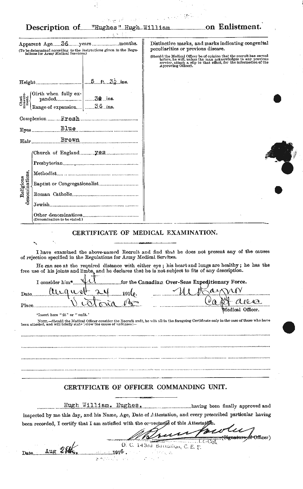 Personnel Records of the First World War - CEF 403931b