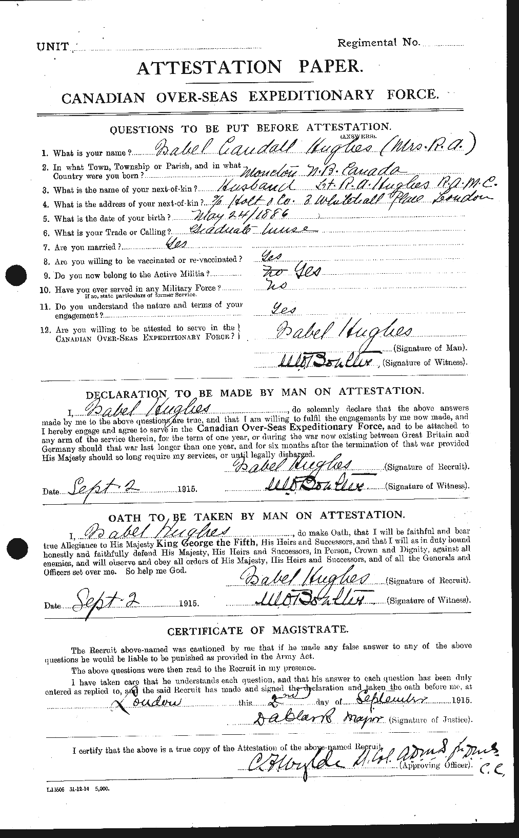 Personnel Records of the First World War - CEF 403935a