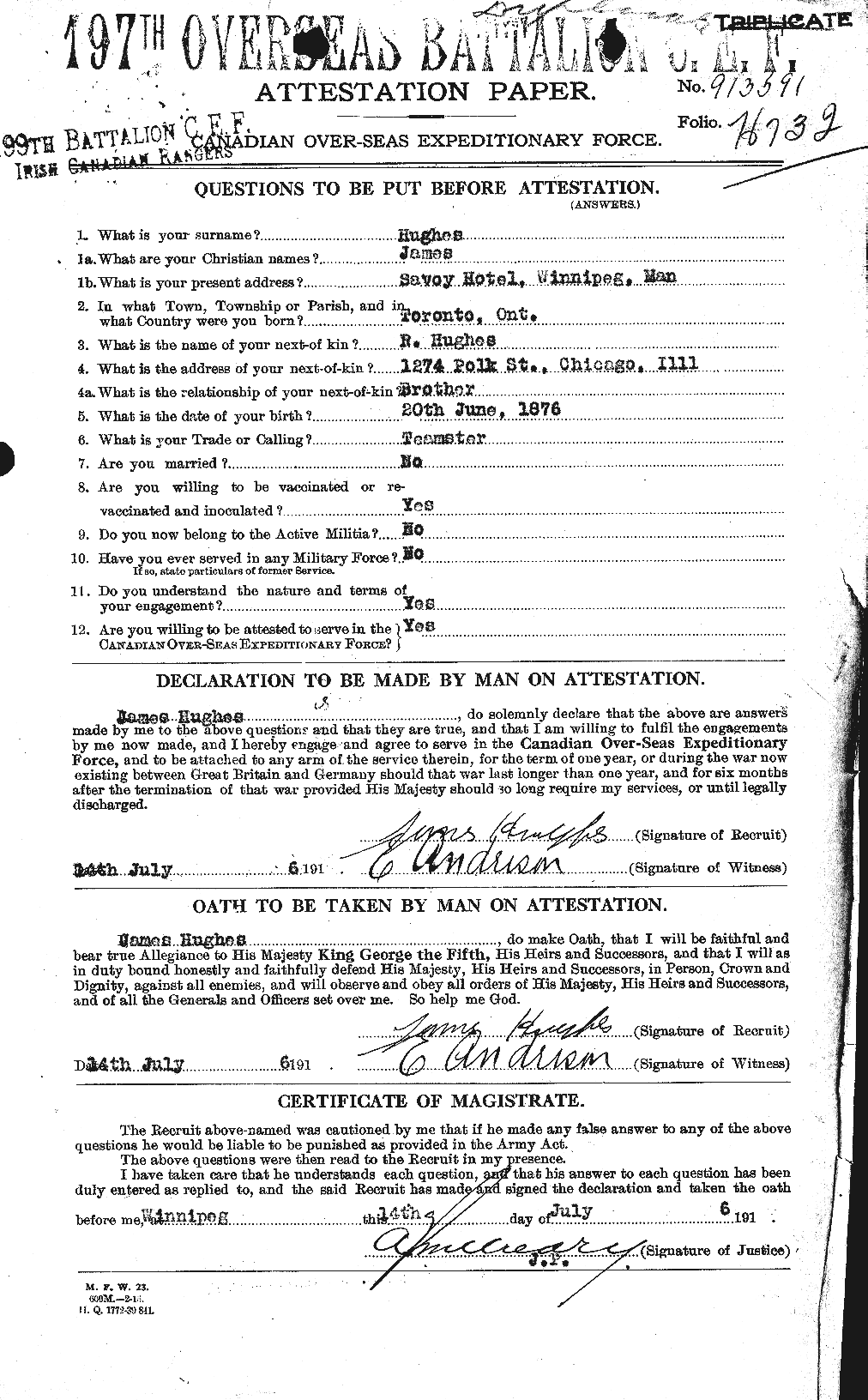 Personnel Records of the First World War - CEF 403938a