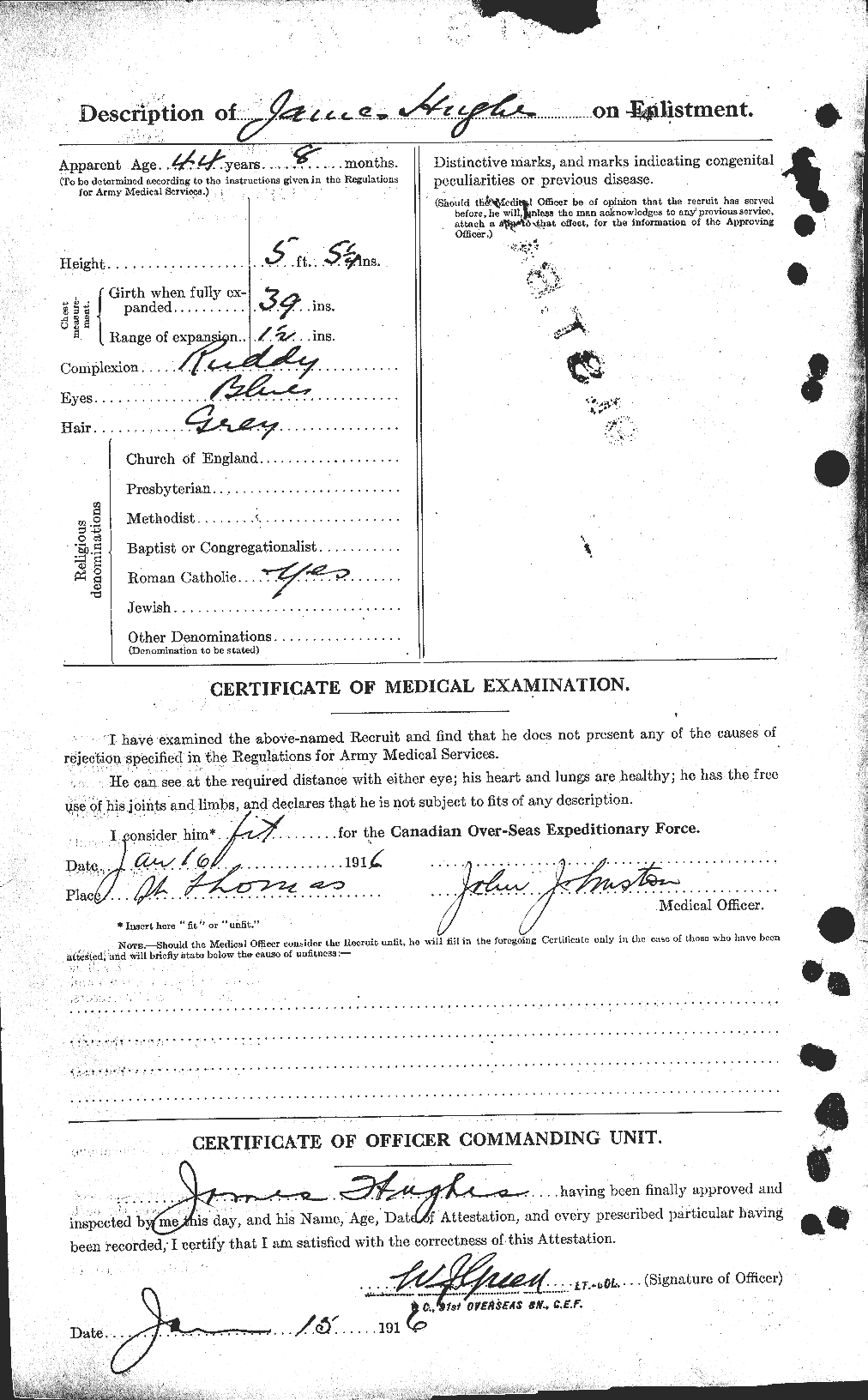 Personnel Records of the First World War - CEF 403946b