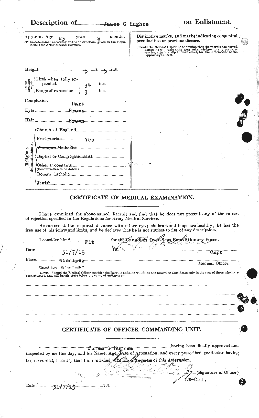 Personnel Records of the First World War - CEF 403962b