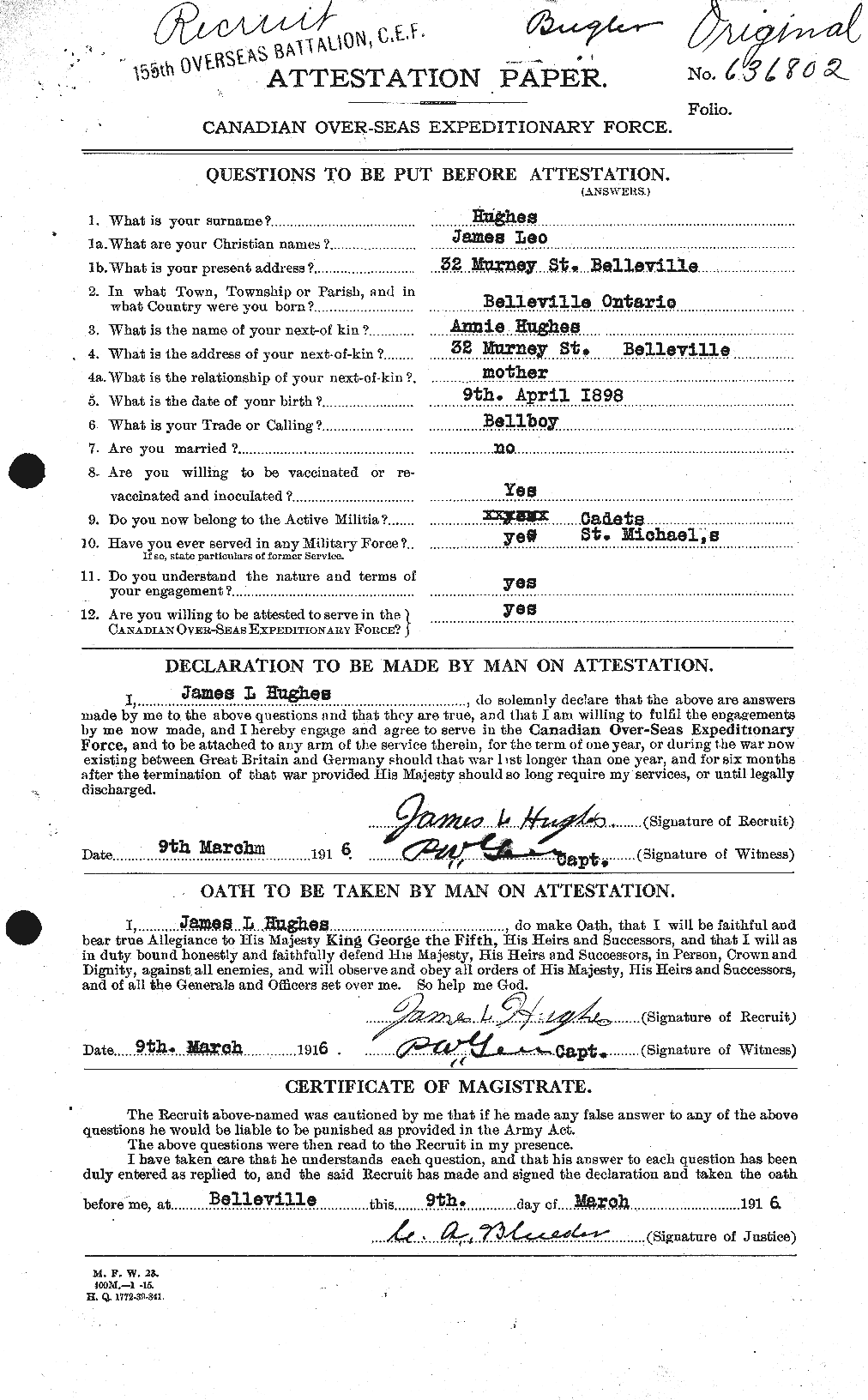 Personnel Records of the First World War - CEF 403967a