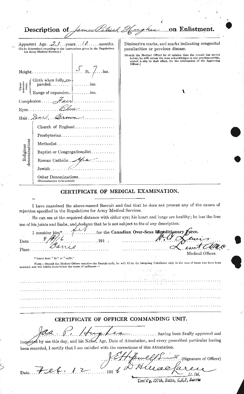 Personnel Records of the First World War - CEF 403970b