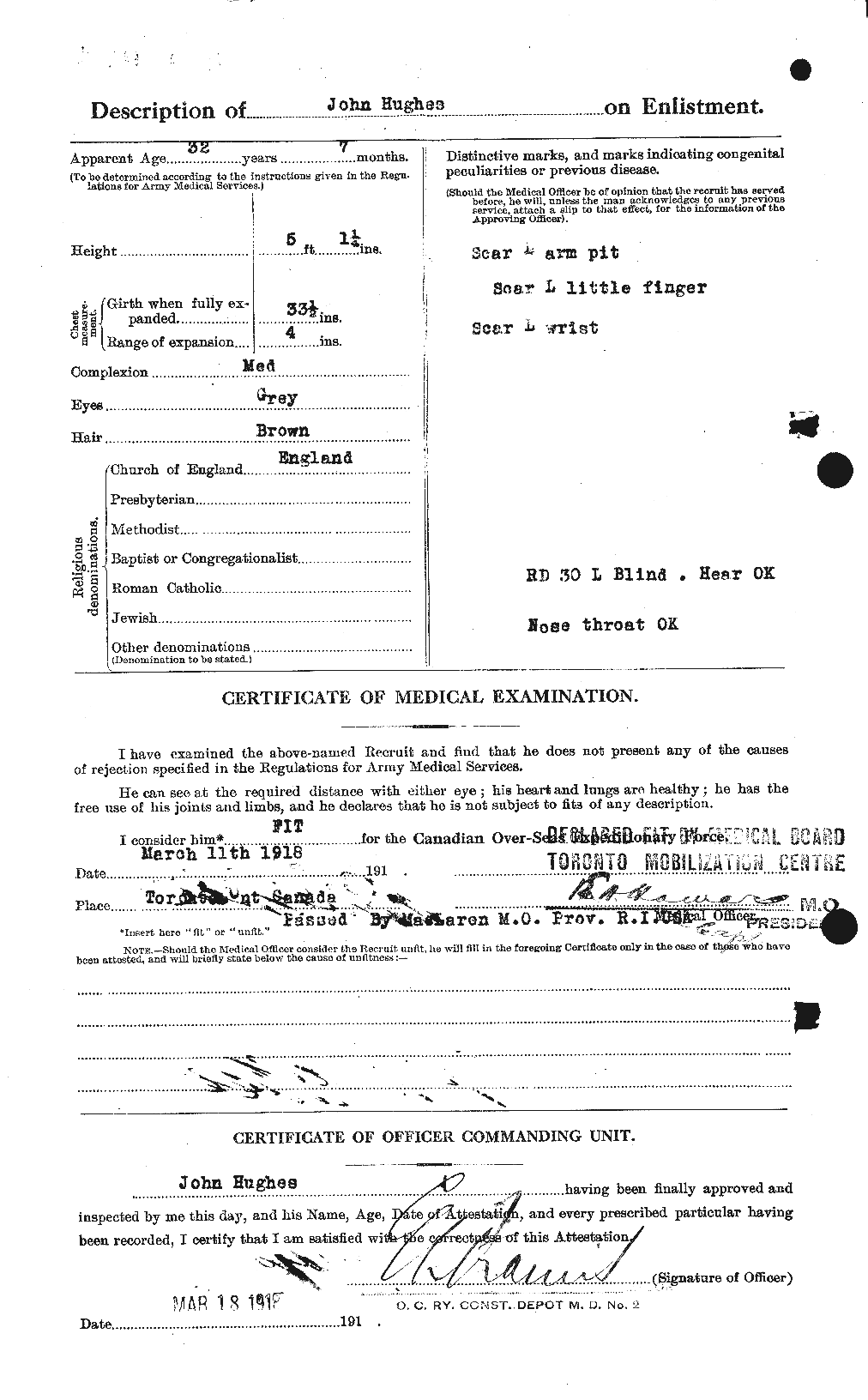 Personnel Records of the First World War - CEF 403978b