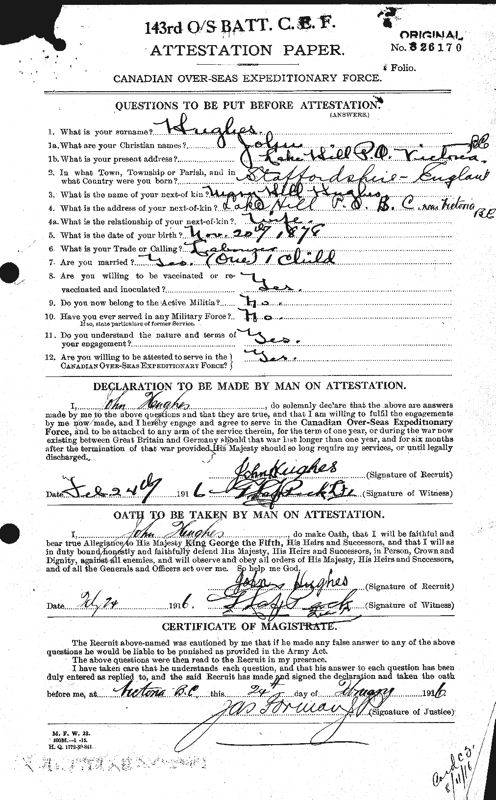 Personnel Records of the First World War - CEF 403981a