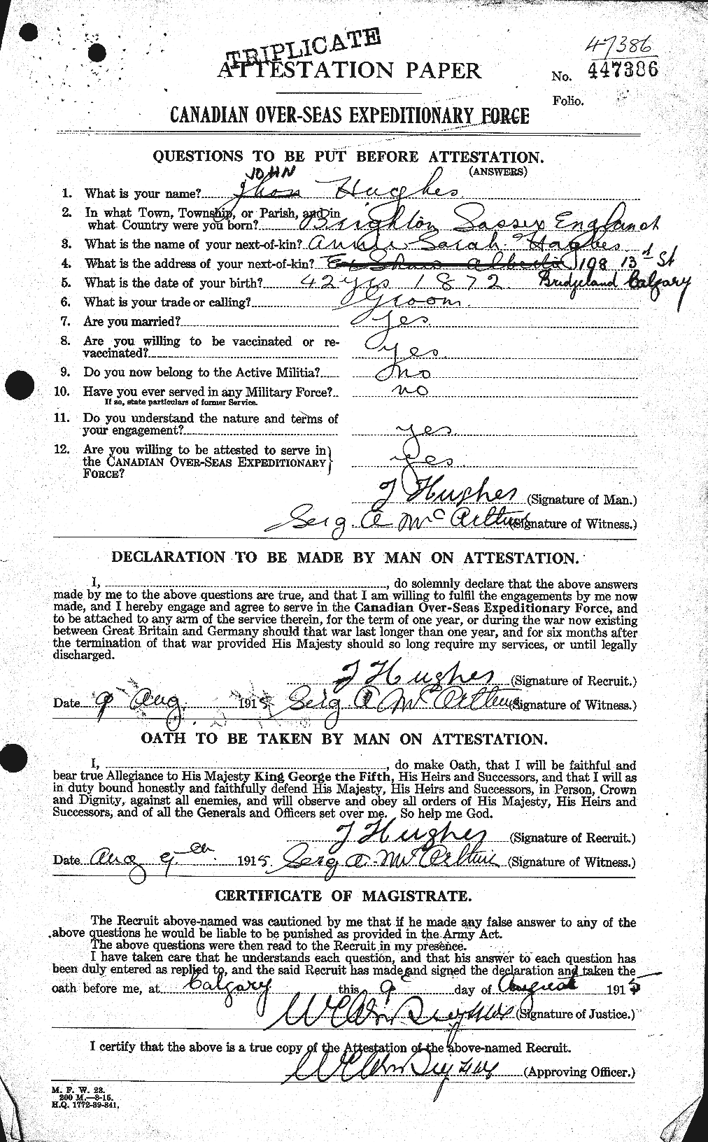 Personnel Records of the First World War - CEF 403988a