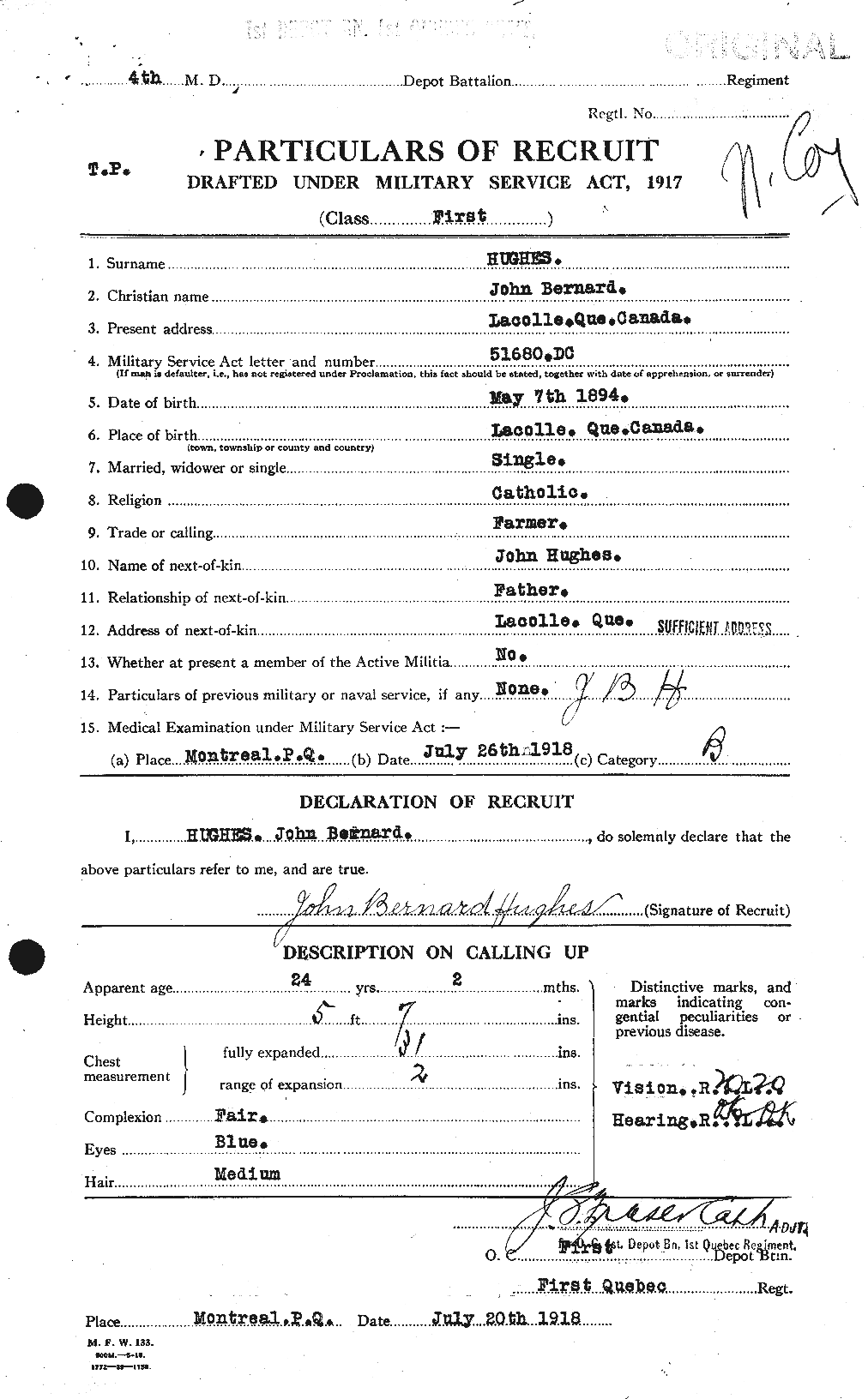 Personnel Records of the First World War - CEF 404010a