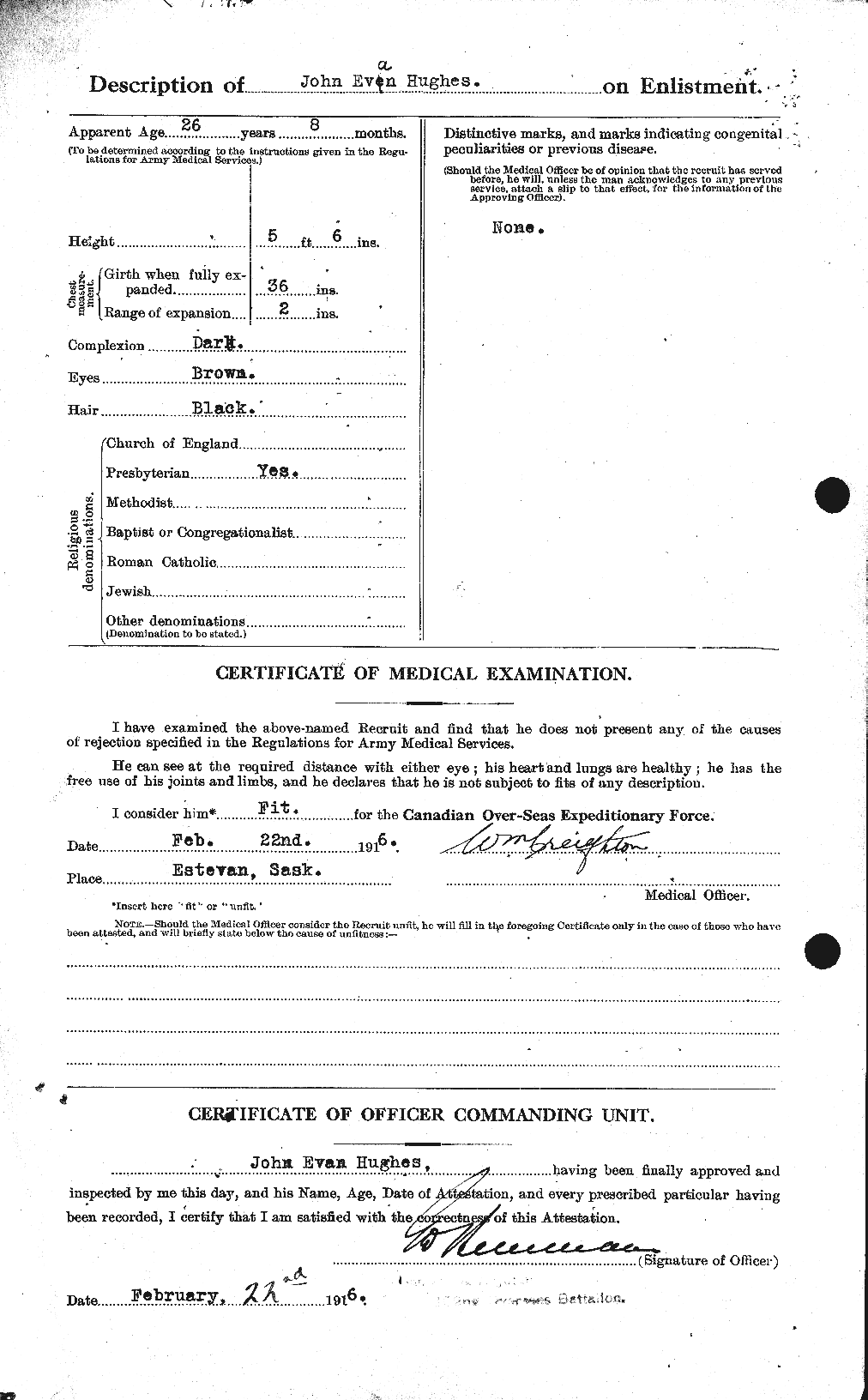 Personnel Records of the First World War - CEF 404015b