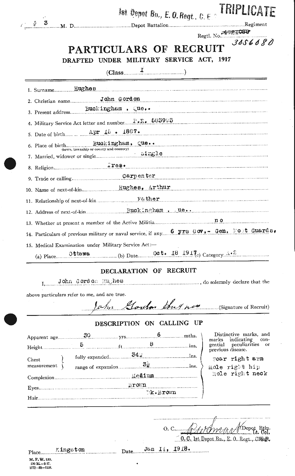 Personnel Records of the First World War - CEF 404024a