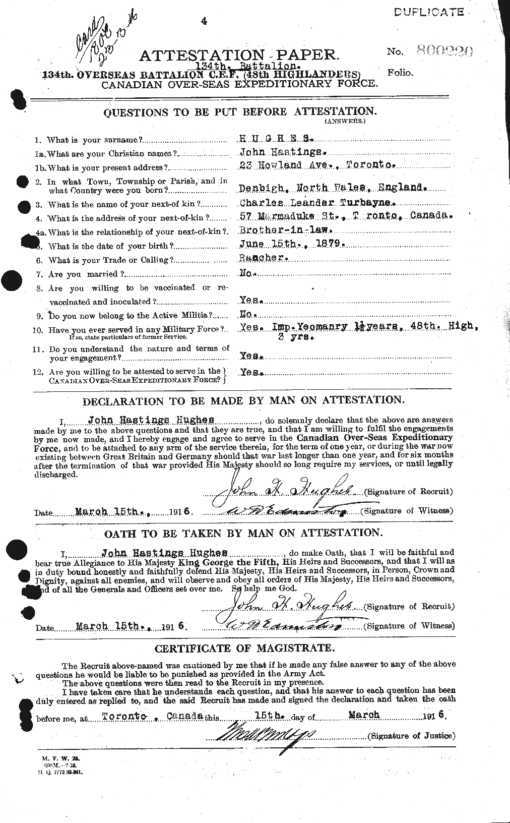 Personnel Records of the First World War - CEF 404025a