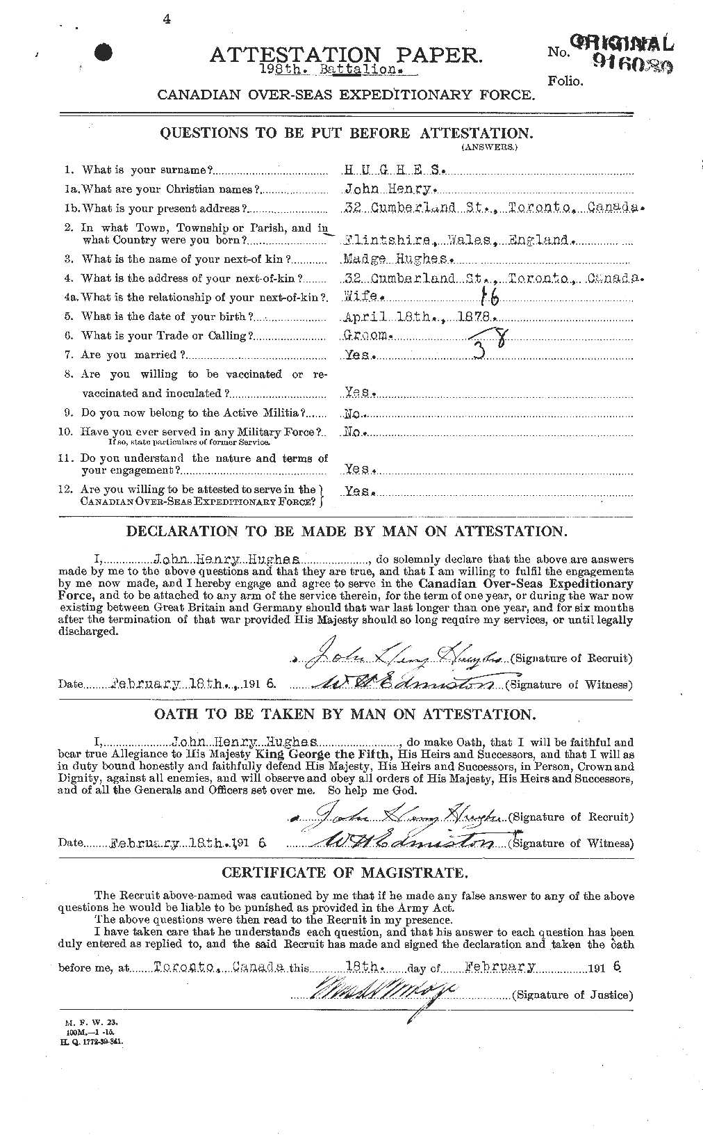 Personnel Records of the First World War - CEF 404030a
