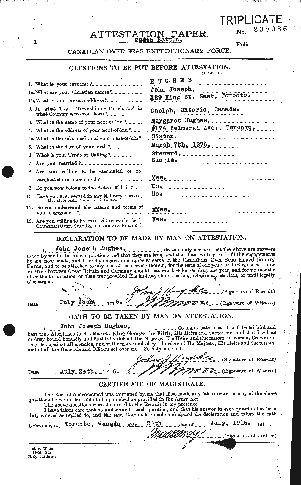 Personnel Records of the First World War - CEF 404037a