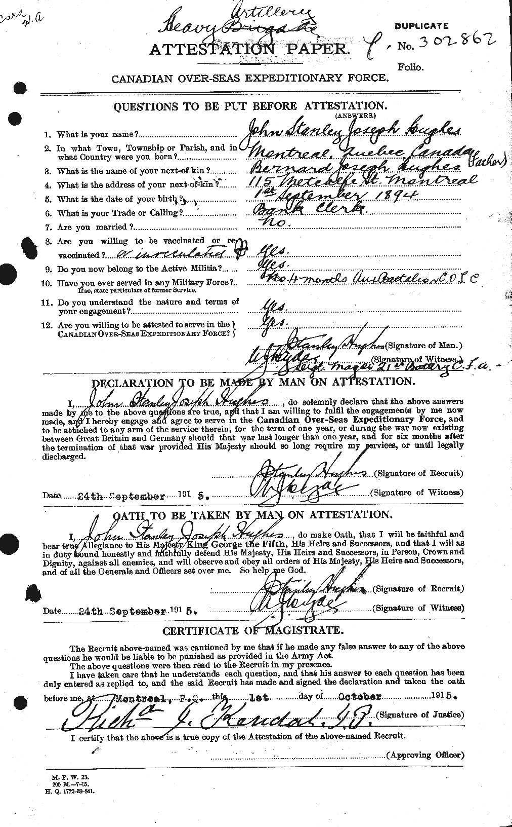Personnel Records of the First World War - CEF 404050a