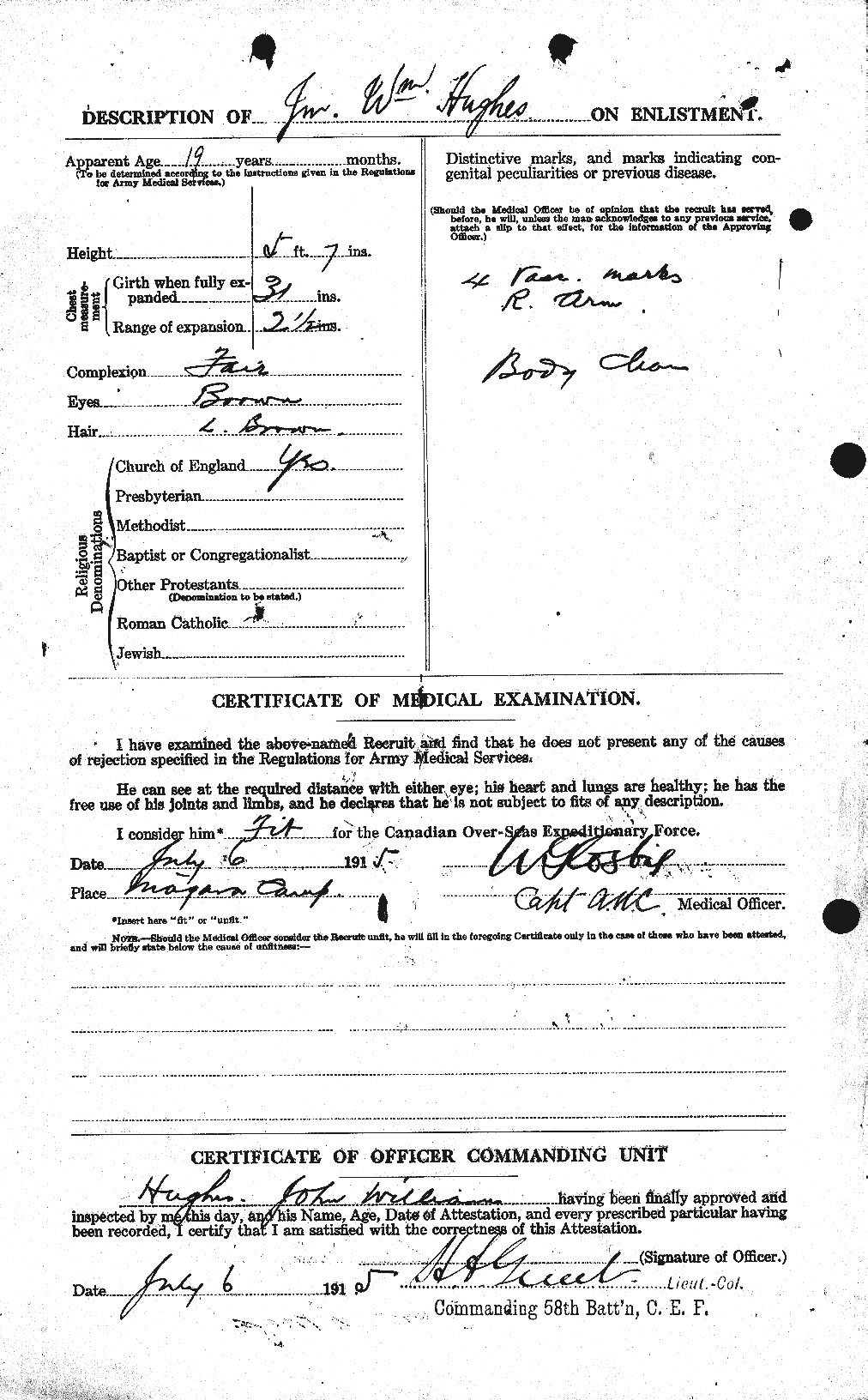 Personnel Records of the First World War - CEF 404061b