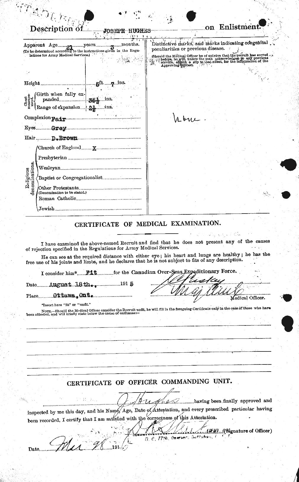 Personnel Records of the First World War - CEF 404069b