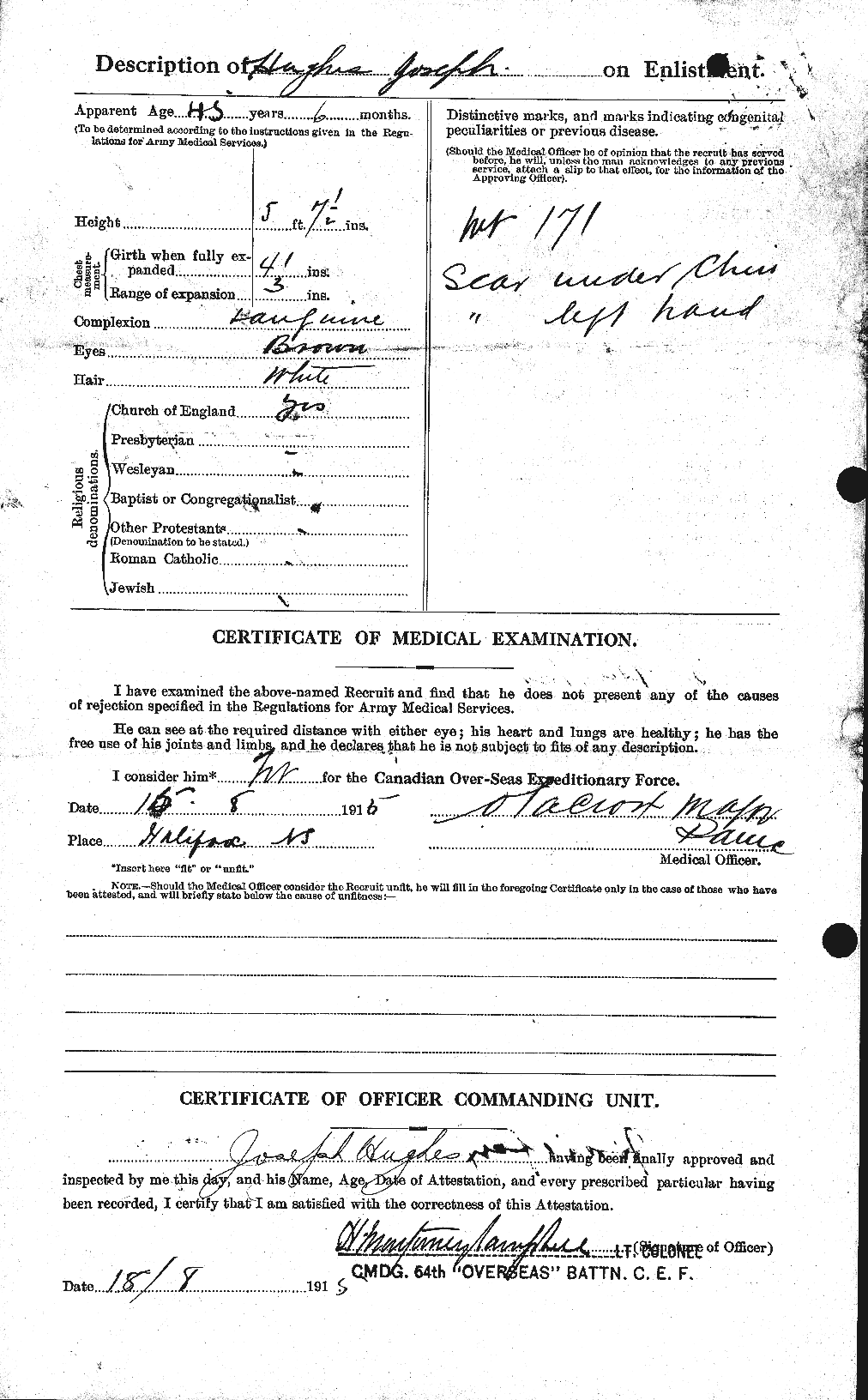 Personnel Records of the First World War - CEF 404076b