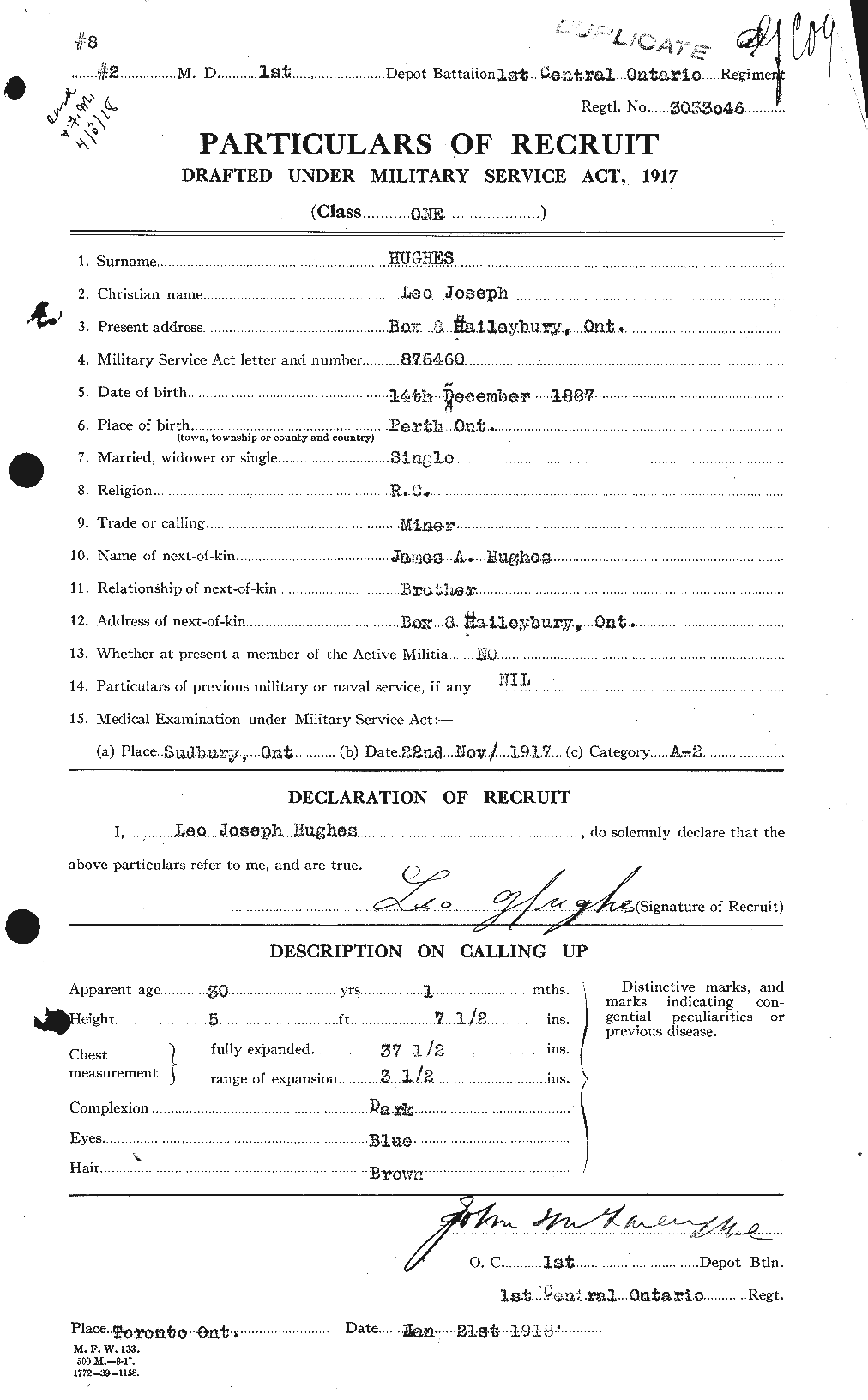 Personnel Records of the First World War - CEF 404098a