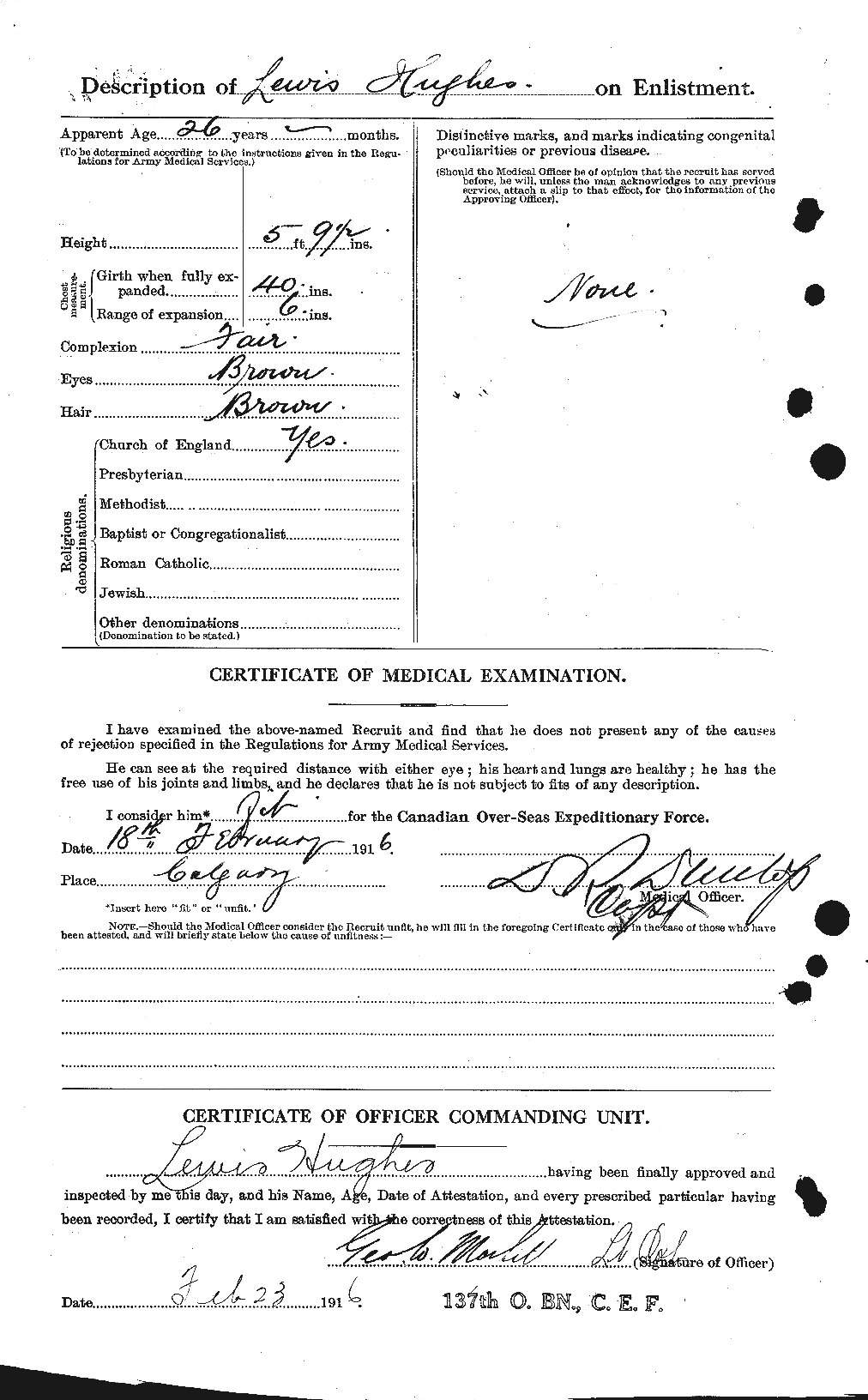 Personnel Records of the First World War - CEF 404106b