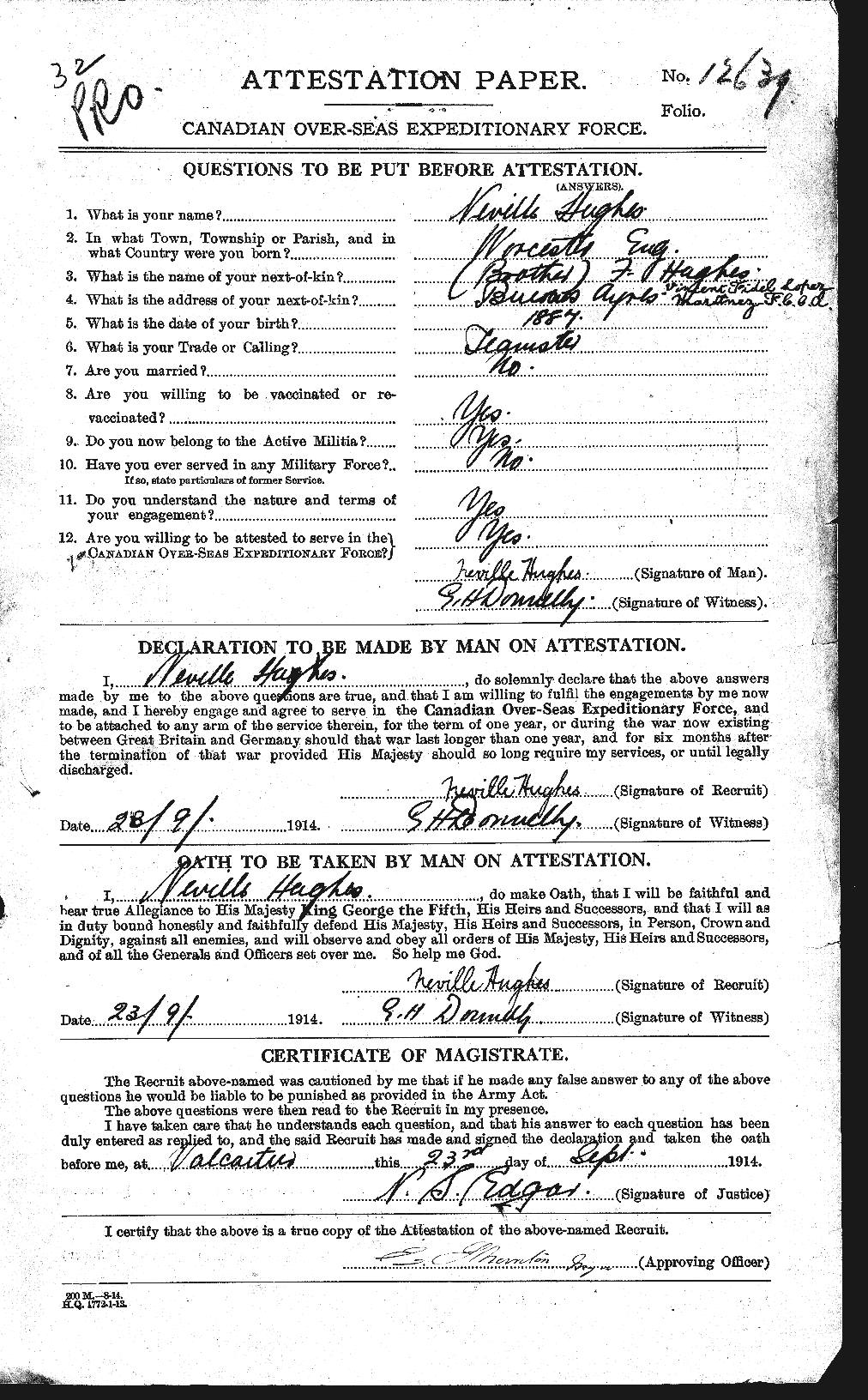 Personnel Records of the First World War - CEF 404128a