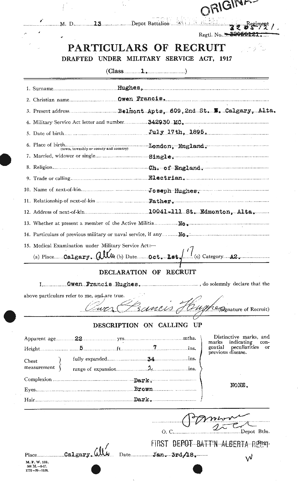 Personnel Records of the First World War - CEF 404142a