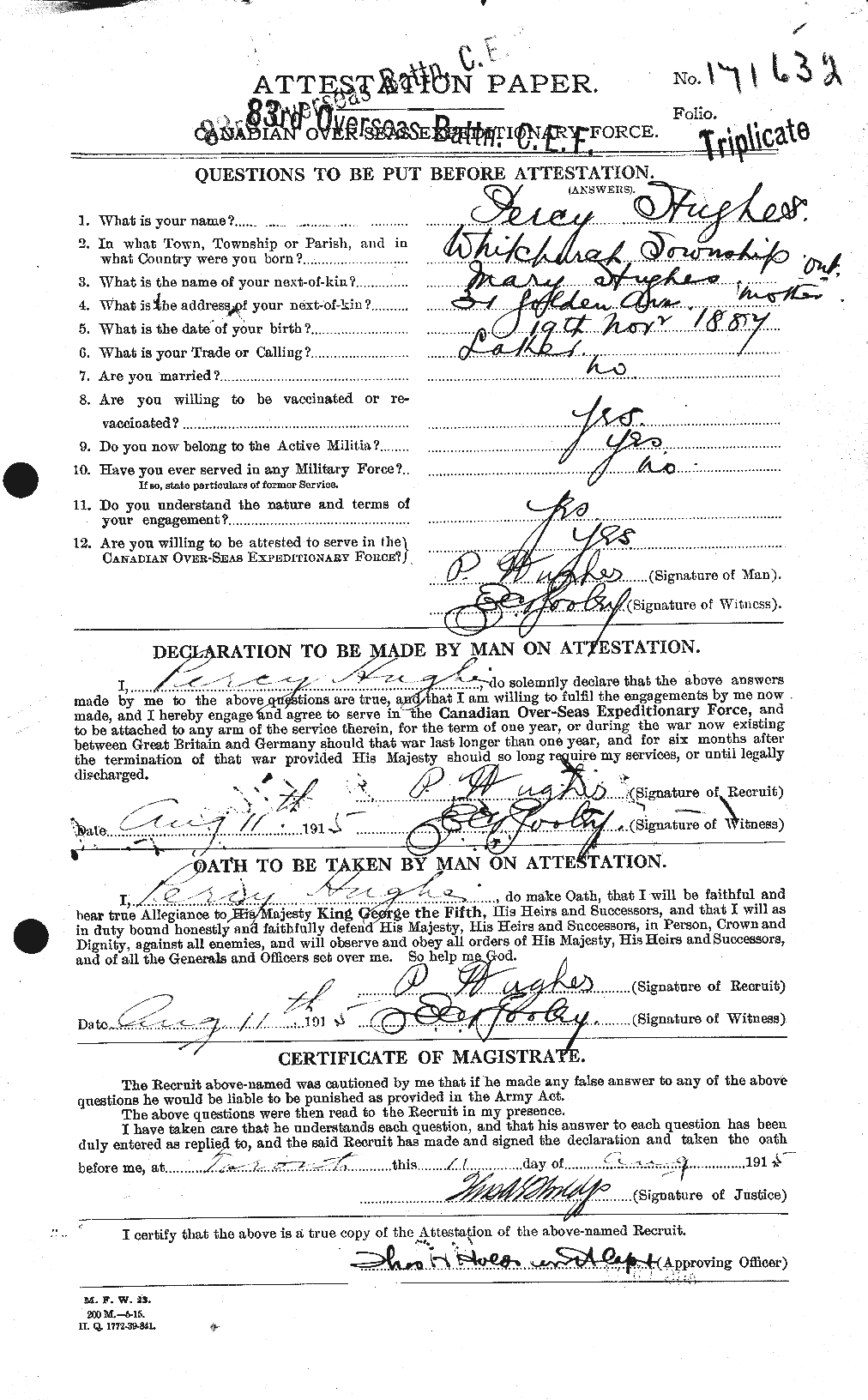 Personnel Records of the First World War - CEF 404154a