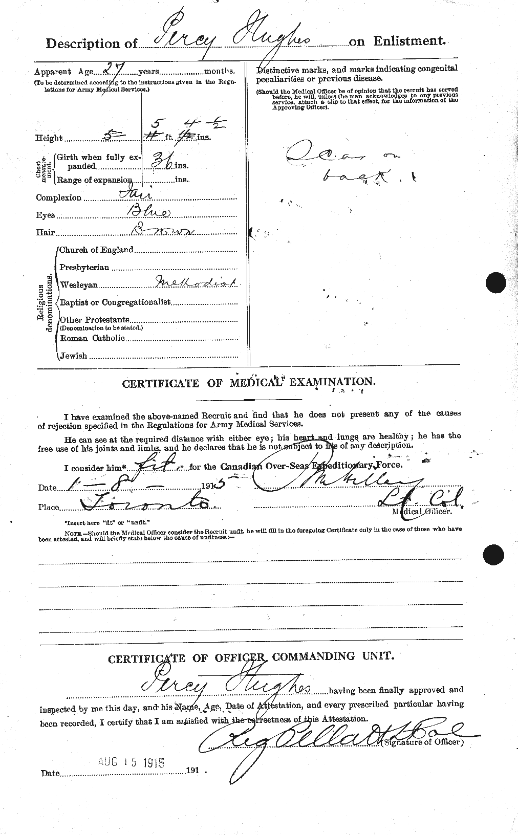 Personnel Records of the First World War - CEF 404154b