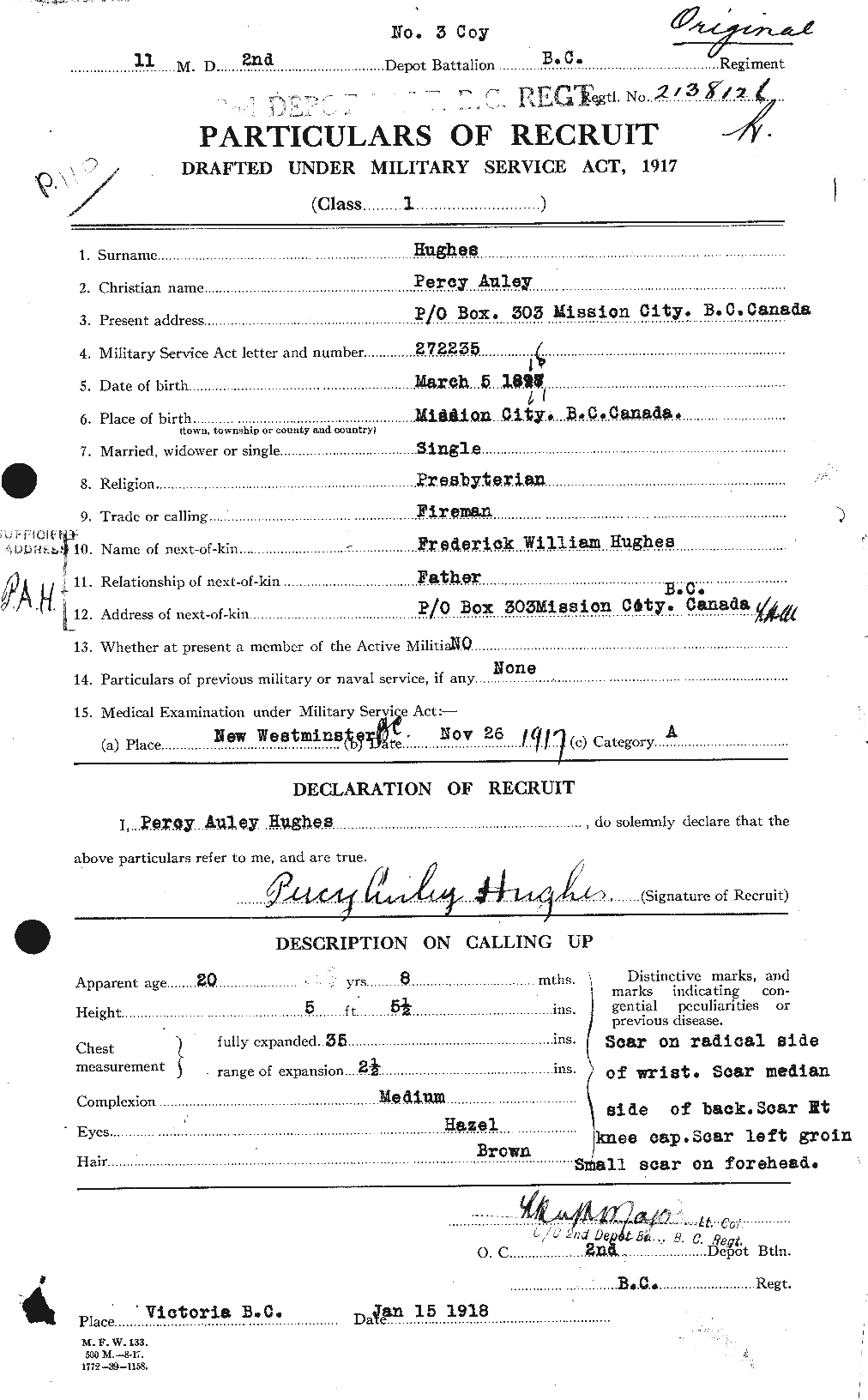 Personnel Records of the First World War - CEF 404156a