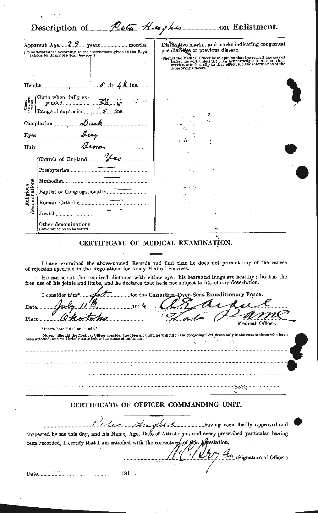 Personnel Records of the First World War - CEF 404162b