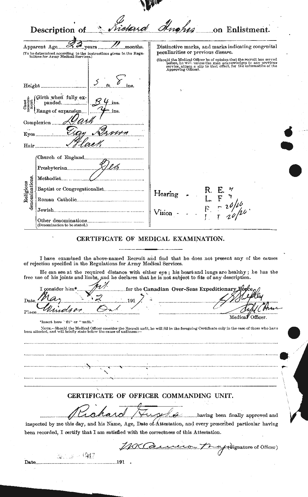 Personnel Records of the First World War - CEF 404182b