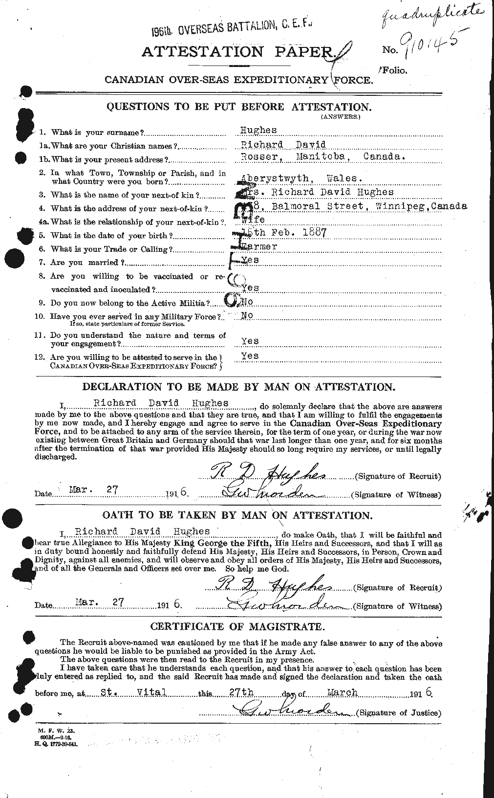 Personnel Records of the First World War - CEF 404189a