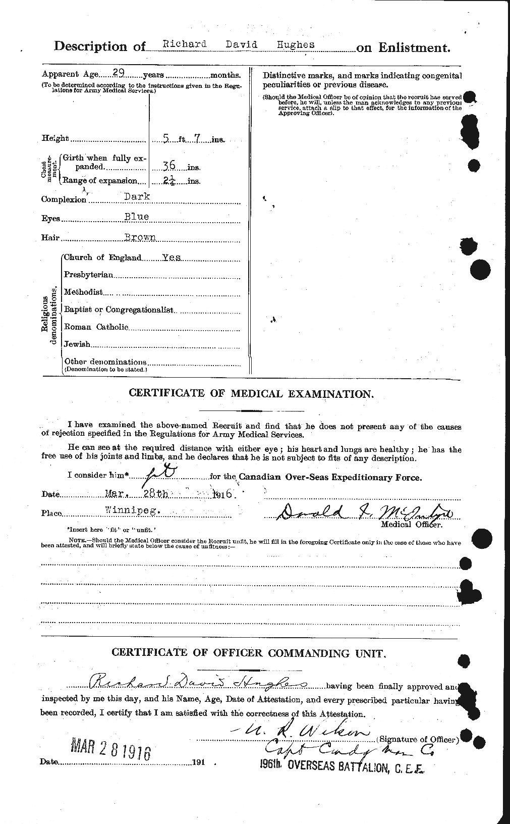 Personnel Records of the First World War - CEF 404189b
